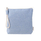 Trousse de toilette promotionnelle en coton recyclé et poignée - Louise | pandacolach - thumb - 1