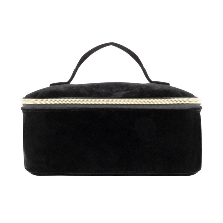 Trousse de toilette vanity personnalisée finition velours - Simona | pandacola - 1