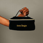 Trousse de toilette vanity personnalisée finition velours - Simona | pandacola - thumb - 4