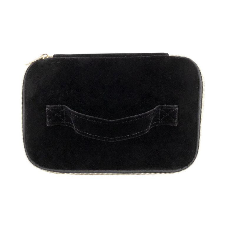 Trousse de toilette vanity personnalisée finition velours - Simona | pandacola - 3