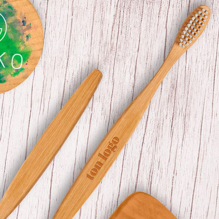 Brosse à dent personnalisable en bambou - Broti | pandacola