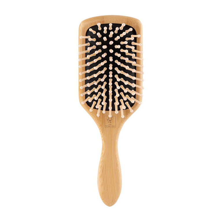 Brosse à cheveux personnalisée en bambou - Tamara | pandacolach - 1