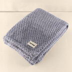 Plaid personnalisé en polyester de 110 x 160 cm avec ruban - Mango | pandacola - thumb - 1