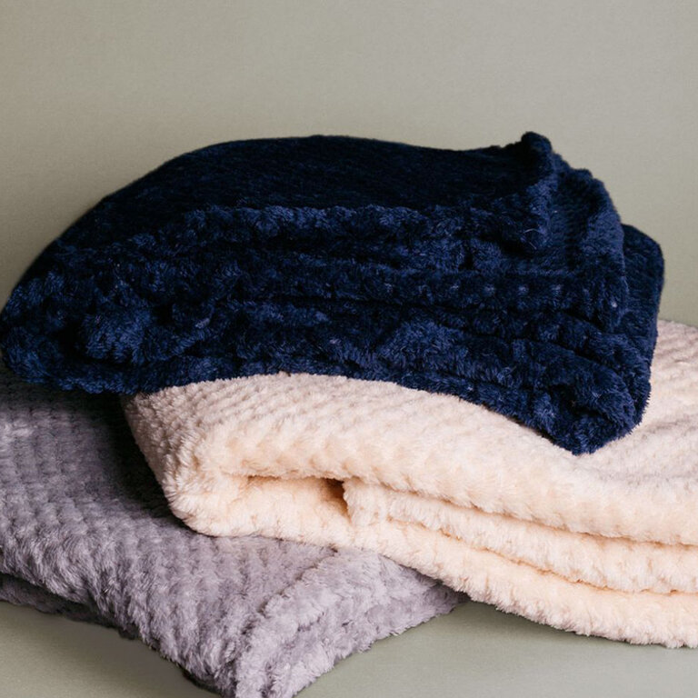 Plaid personnalisé en polyester de 110 x 160 cm avec ruban - Mango | pandacola - 2