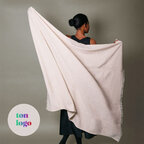 Couverture personnalisable en coton 260 gr/m² avec nœud - Yelena | pandacola - thumb - 4