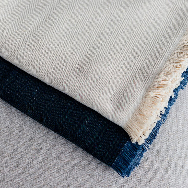 Couverture personnalisable en coton 260 gr/m² avec nœud - Yelena | pandacola - 5