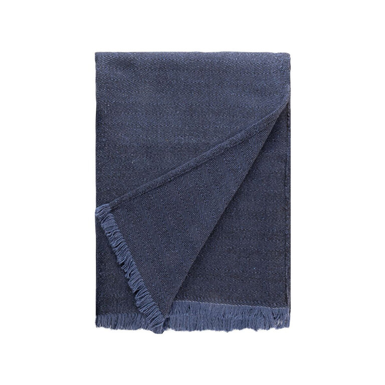 Couverture personnalisable en coton 260 gr/m² avec nœud - Yelena | pandacola - 1