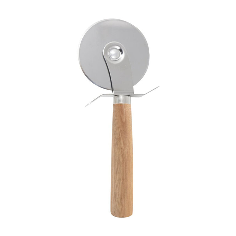 Coupe pizza publicitaire avec manche en bois - Liam | pandacolach - 2