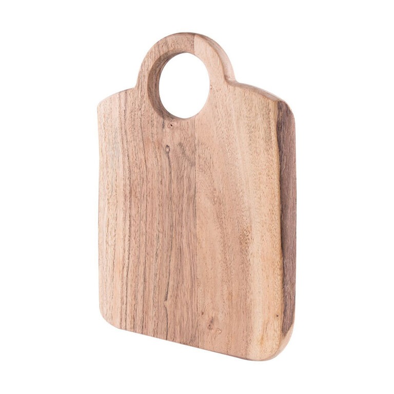 Planche à découper personnalisée en bois d'acacia arrondis - Bauda | pandacolach - 2