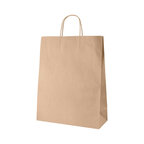 Sac en papier kraft personnalisable 120 gr/m² multi taille - Charlotte | pandacolach - thumb