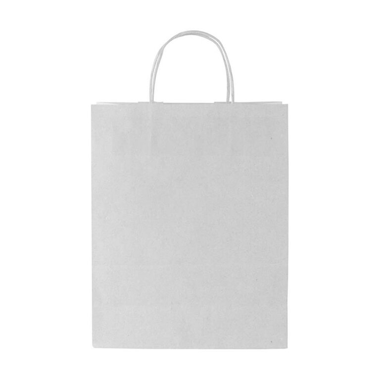 Sac en papier kraft blanc personnalisé - Maxi dil | pandacola - 1