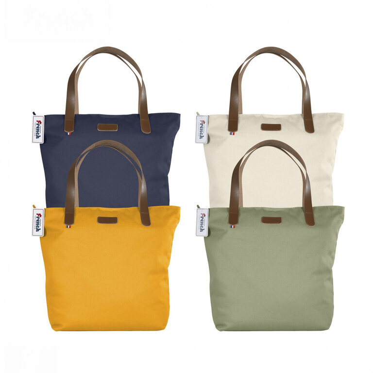 Sac cabas en 100% Twill de coton biologique 360gr personnalisable Made in France - Gavotte | pandacolach - 2