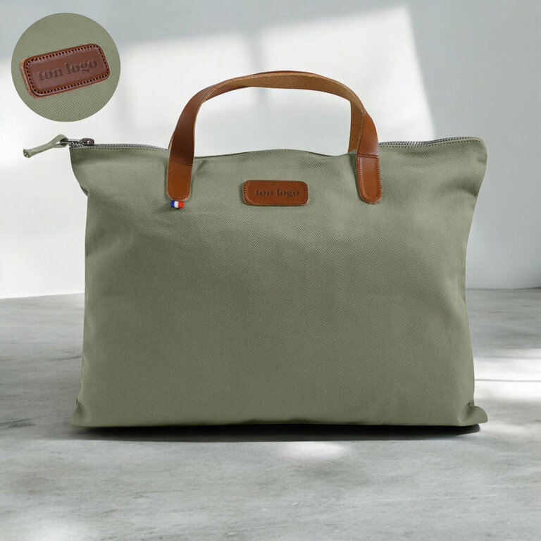 Sacoche en 100% Twill de coton biologique 360gr personnalisable Made in France - Cancan | pandacolach