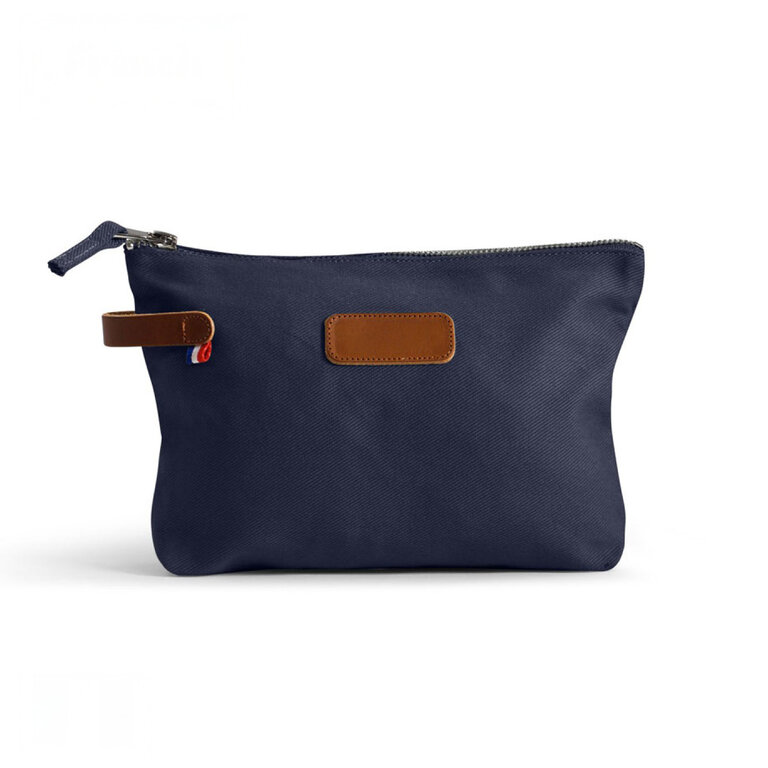Petite trousse en 100% Twill de coton biologique 360gr personnalisable Made in France - Musette | pandacolach