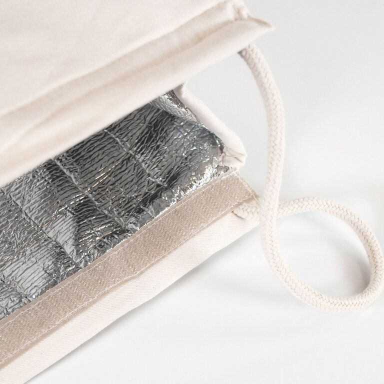 Lunchbag isotherme en 100% coton 230gr personnalisable - Eurolunch | pandacolach - 1