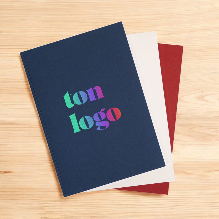 Carnet slim A5 personnalisable 32 pages Made in France - Notitia | pandacolach