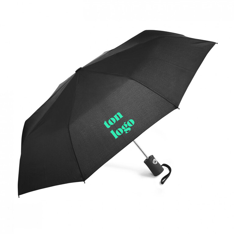 Parapluie pliable personnalisable manche en rubber - Rainfall | pandacolach