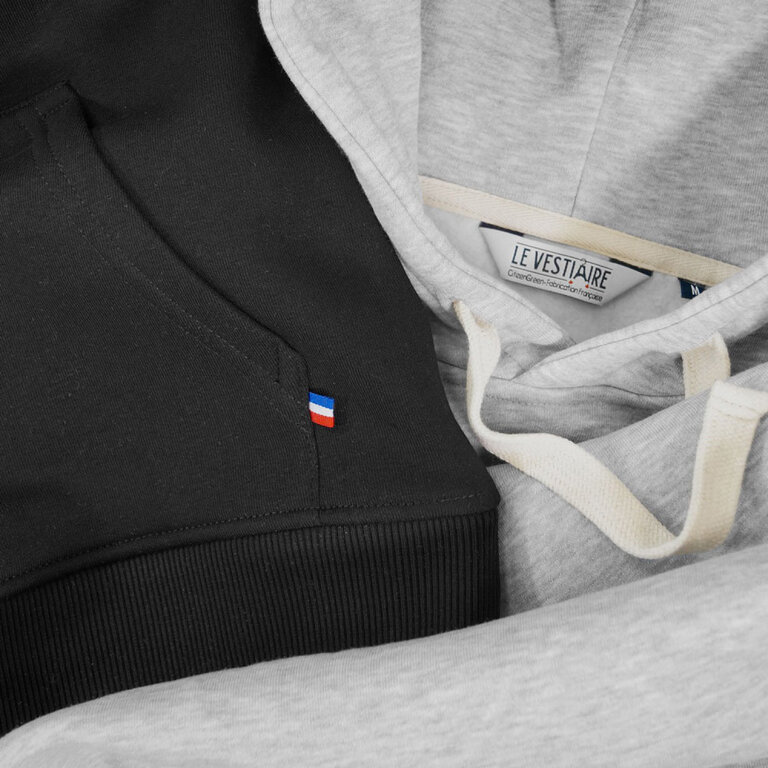 Sweat à capuche en coton biologique 300gr personnalisable Made in France - Hoodie | pandacola - 3