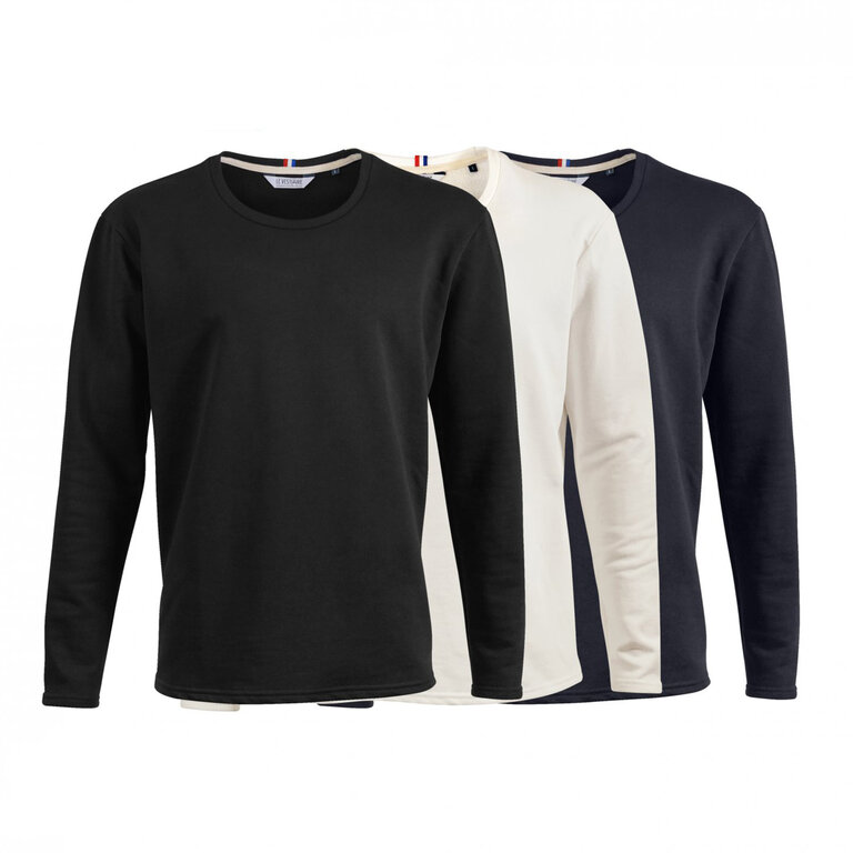 Sweat molleton en 100% coton biologique 310gr personnalisable Made in France - Theo | pandacolach - 2