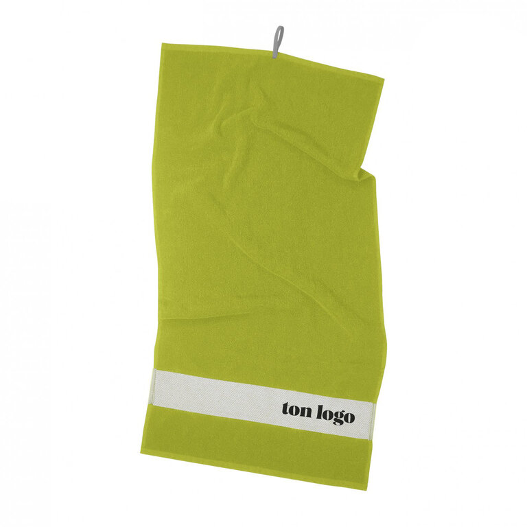 Serviette de sport en coton recyclé GRS 400gr personnalisable - Seasport | pandacolach