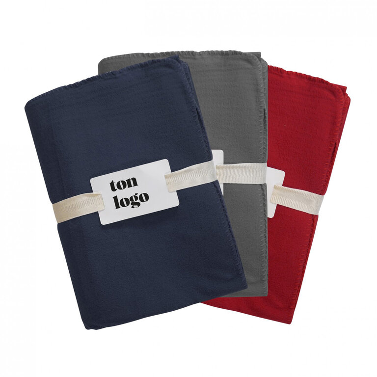 Plaid en polyester microfibre recyclé 250gr personnalisable - Replay | pandacolach