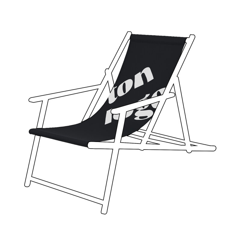 Toile de remplacement pour chilienne avec accoudoir - Copa toile | pandacolach