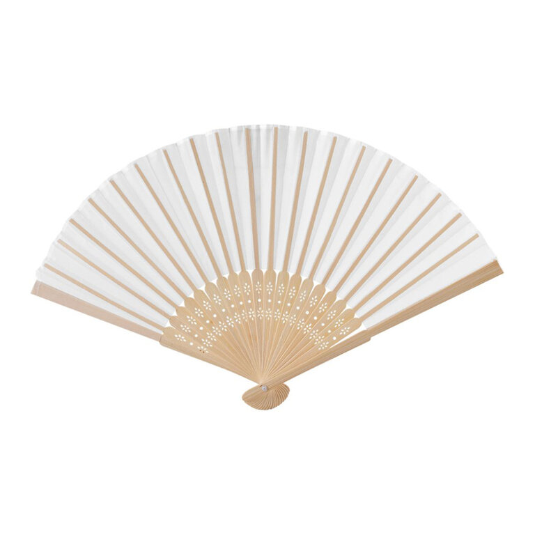 Eventail personnalisé en bambou et finition sculptée - Frido | pandacolach
