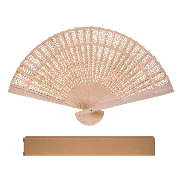 Eventail personnalisé en bois avec finition - Gala | pandacolach - 1