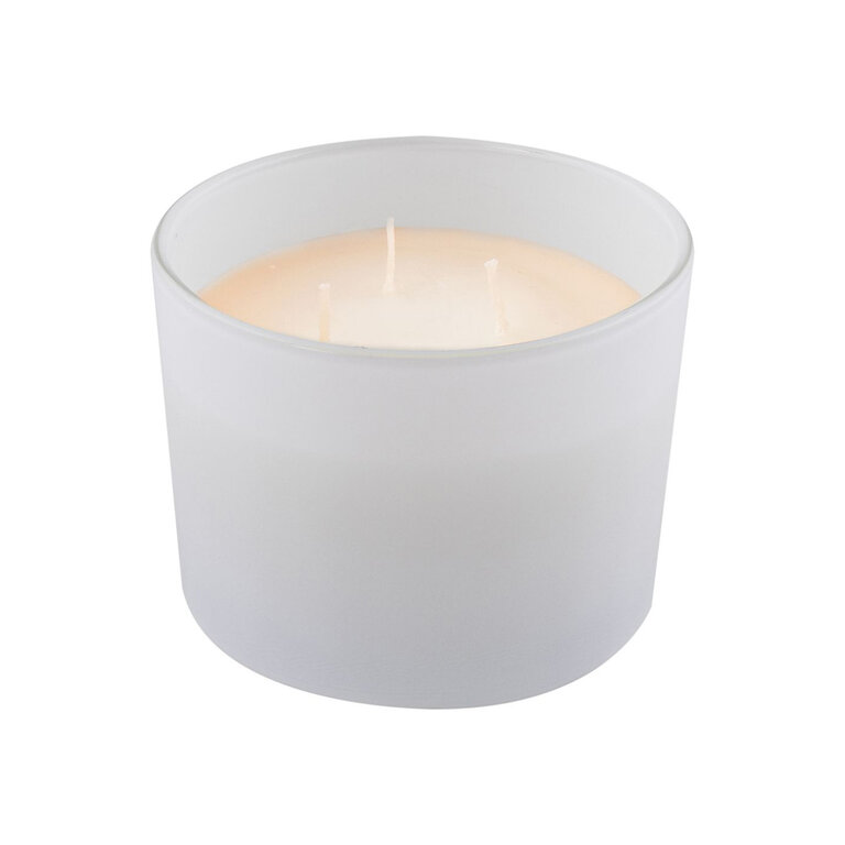 Bougie personnalisable 310 gr en verre triple mèche - Alice | pandacolach