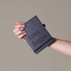 Mini carnet personnalisé en PU avec 90 feuilles - Palerme | pandacola - thumb - 2