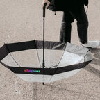 Parapluie transparent personnalisé 98 cm automatic - Bleuhy | pandacola - thumb - 4