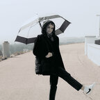 Parapluie transparent personnalisé 98 cm automatic - Bleuhy | pandacola - thumb - 5