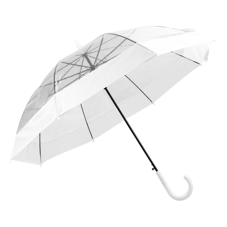 Parapluie transparent personnalisé 98 cm automatic - Bleuhy | pandacolach
