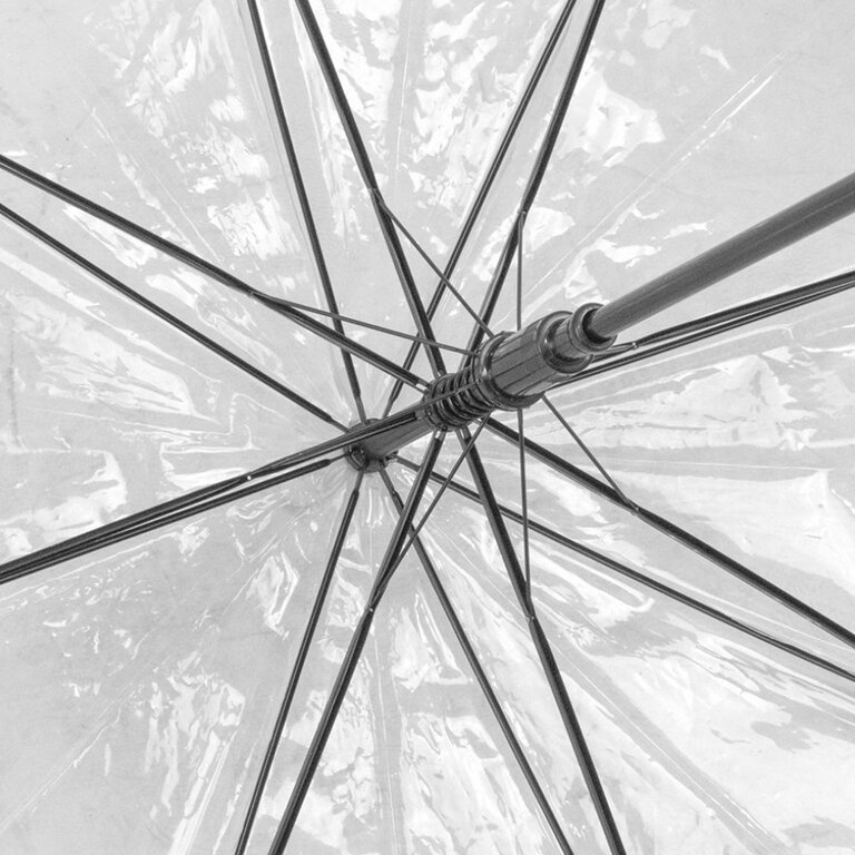 Parapluie transparent personnalisé 98 cm automatic - Bleuhy | pandacolach - 3