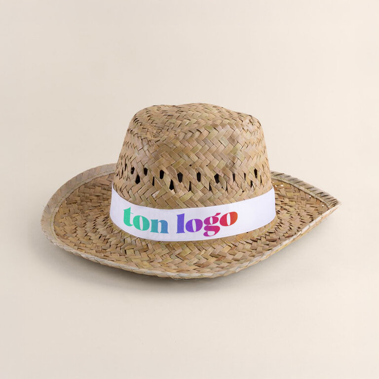 Chapeau de paille personnalisable en sublimation - Texas | pandacola