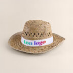 Chapeau de paille personnalisable en sublimation - Texas | pandacola - thumb - 2