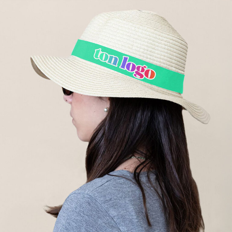 Chapeau rond personnalisé en papier - Kansas | pandacola