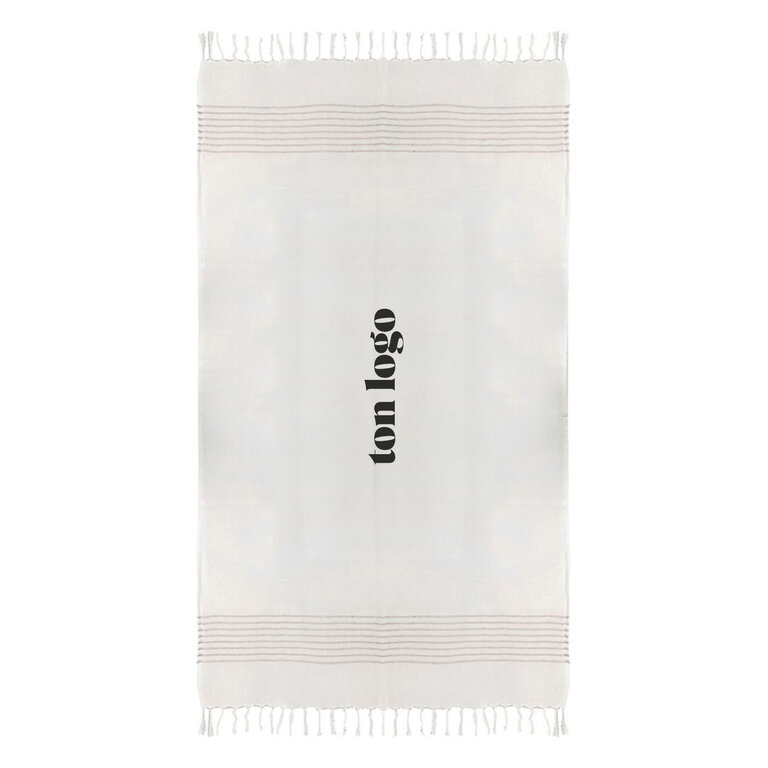 Fouta promotionnelle avec franges 85 gr/m² - Classico | pandacolach