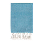 Fouta personnalisable 170 gr/m² uni avec franges blanches - Marila | pandacola - thumb - 1