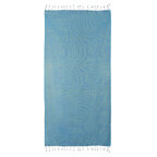 Fouta personnalisable 170 gr/m² uni avec franges blanches - Marila | pandacola - thumb - 2