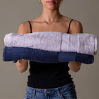 Serviette de bain publicitaire en coton 180 x 100 cm - Causa big | pandacola - thumb - 1