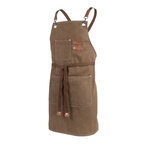 Tablier personnalisable premium avec détails en PU - Willy | pandacolach - thumb