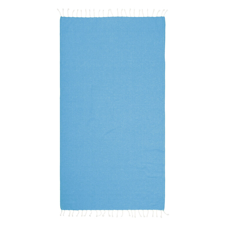 Fouta personnalisable en coton recyclé avec franges - Dodo uni 180G | pandacola - 1