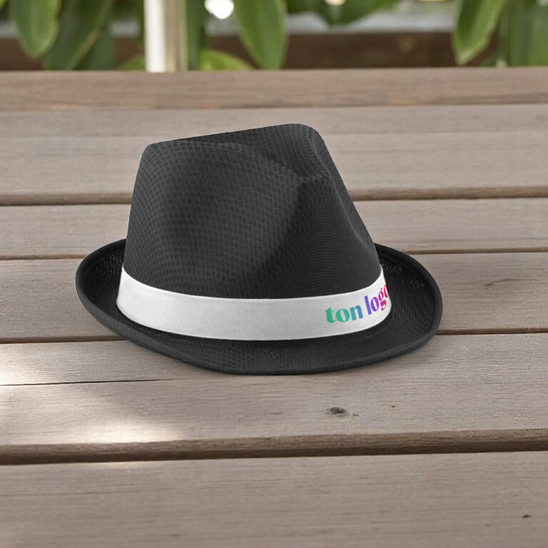 Chapeau de paille avec bandeau personnalisé - Boogie Color | pandacolach
