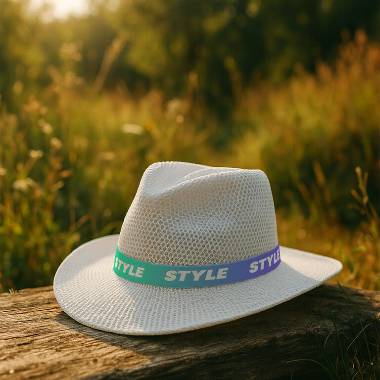 Chapeau synthétique personnalisé avec bandeau - Zila | pandacolach