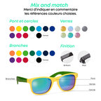 Lunettes de soleil personnalisables mix & match - Boulito | pandacola - thumb - 2