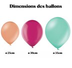 Ballon de baudruche personnalisable ⌀25 cm - Globus Métallique | pandacolach - thumb - 1