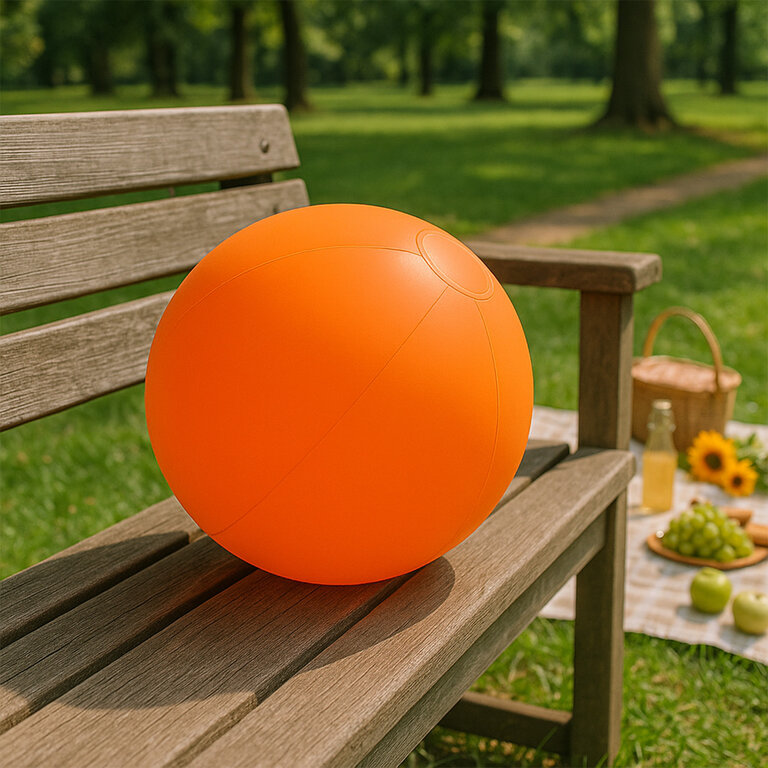 Ballon de plage personnalisé gonflable uni ø28cm - Nataninio | pandacolach - 2