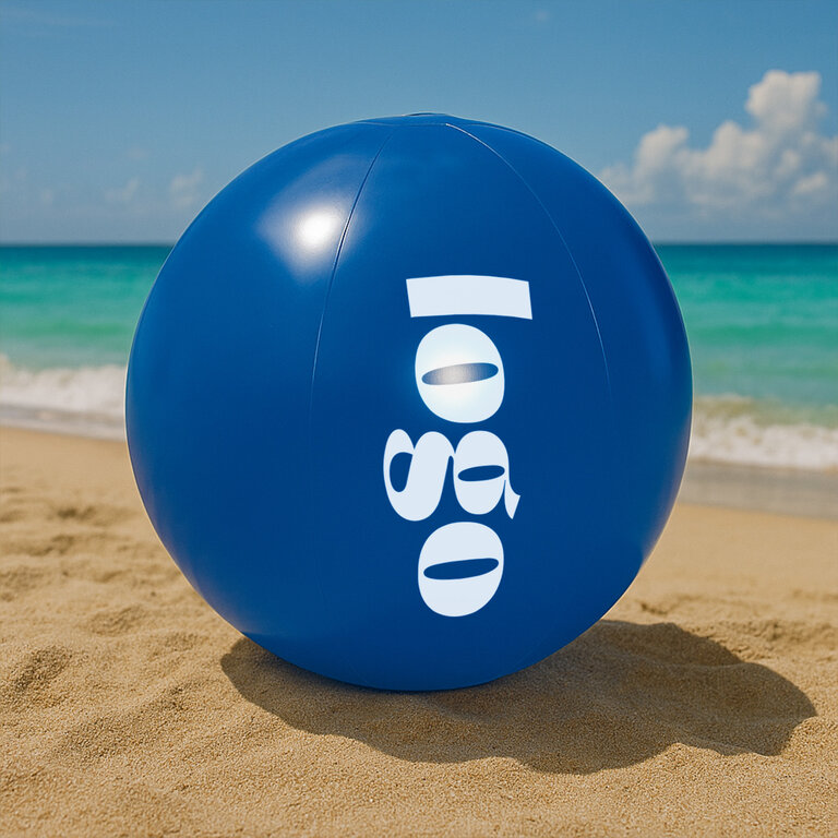 Ballon de plage personnalisé gonflable uni ø40cm - Nataninio | pandacola