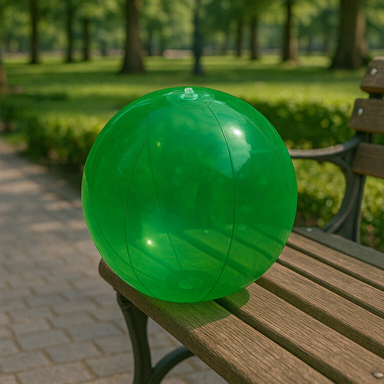 Ballon de plage personnalisé gonflable uni transparent ø28cm - Nataninio | pandacolach - 3